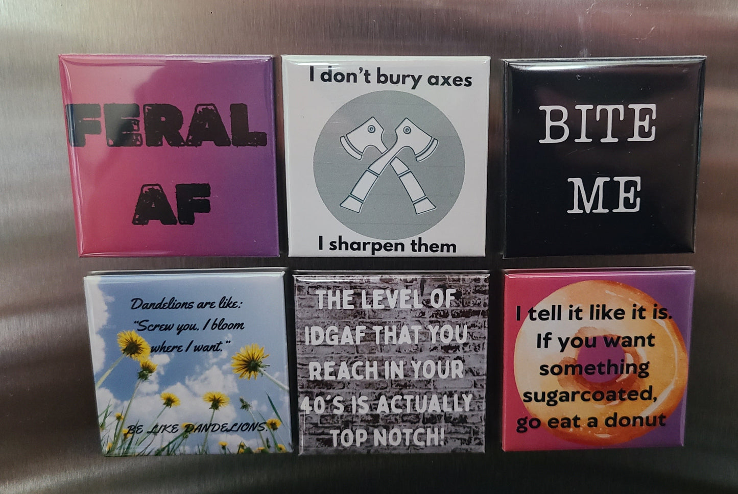 Custom Photo Magnets - Set of 6