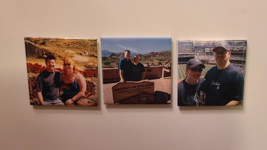 Custom Photo Magnets - Set of 3